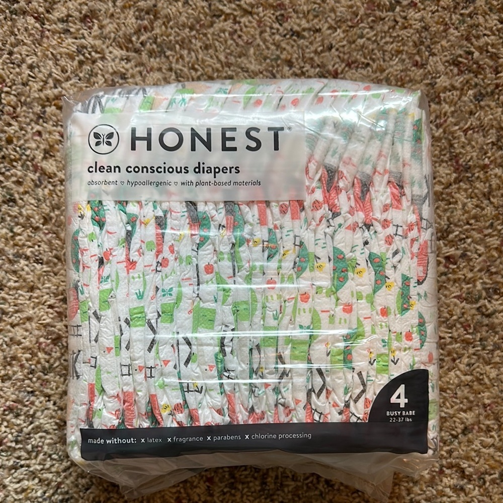 Honest Clean Conscious Diapers - Size 4